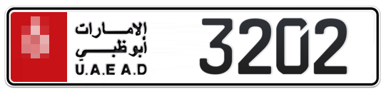  * 3202 - Plate numbers for sale in Abu Dhabi