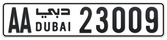 AA 23009 - Plate numbers for sale in Dubai
