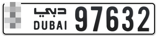  * 97632 - Plate numbers for sale in Dubai