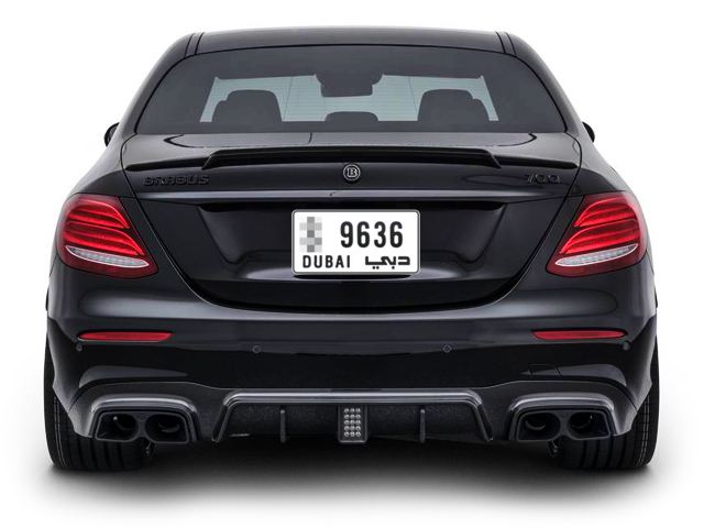  * 9636 - Plate numbers for sale in Dubai