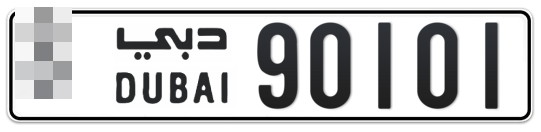  * 90101 - Plate numbers for sale in Dubai