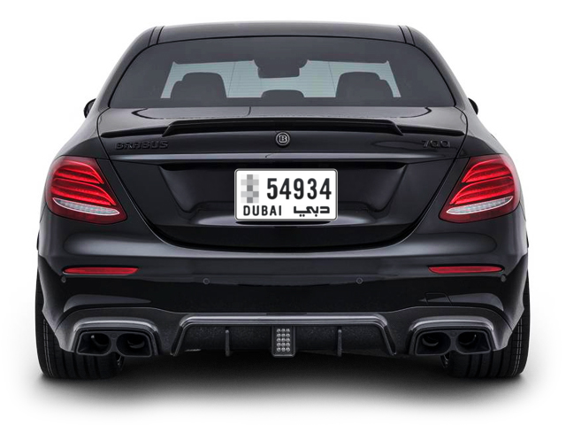  * 54934 - Plate numbers for sale in Dubai