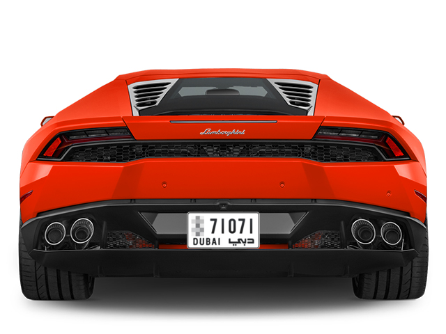  * 71071 - Plate numbers for sale in Dubai