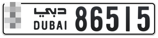  * 86515 - Plate numbers for sale in Dubai