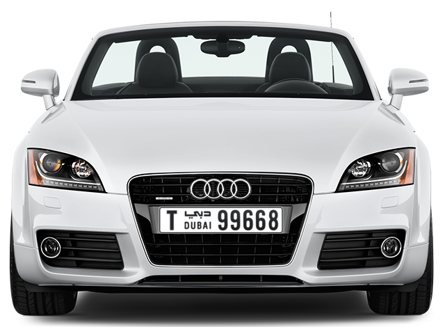 Dubai Plate number T 99668 for sale - Long layout, Full view