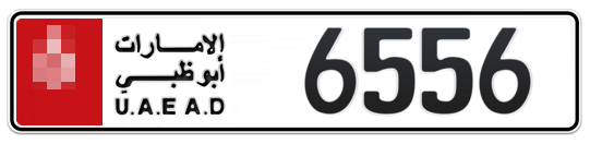  * 6556 - Plate numbers for sale in Abu Dhabi