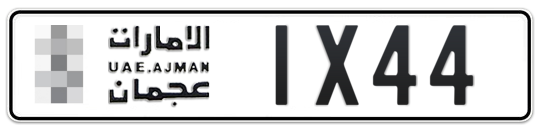  * 1X44 - Plate numbers for sale in Ajman