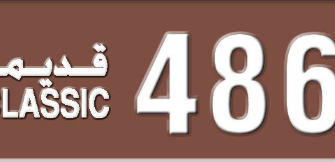 Sharjah Plate number 3 48643 for sale - Short layout, Dubai logo, Сlose view