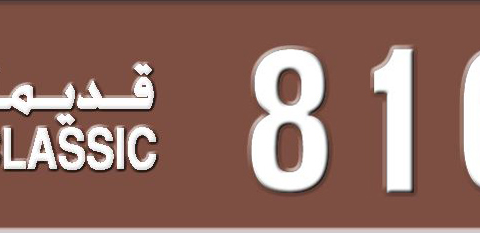 Sharjah Plate number  * 8161 for sale - Short layout, Dubai logo, Сlose view